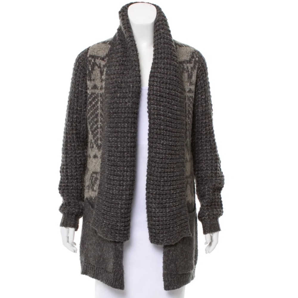 Line Heavy Open Front Cardigan XS sw2